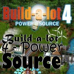 Box art for Build-a-lot 4 - Power Source