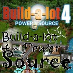 Box art for Build-a-lot 4 - Power Source