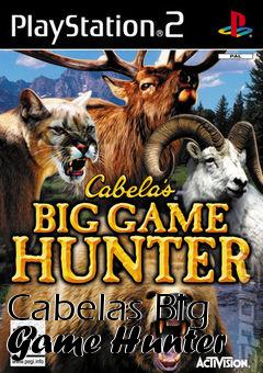 Box art for Cabelas Big Game Hunter