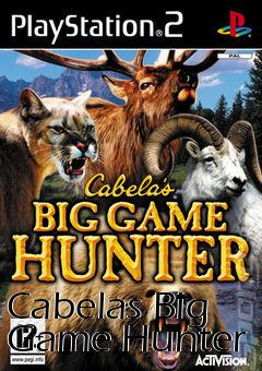 Box art for Cabelas Big Game Hunter