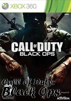 Box art for Call of Duty: Black Ops