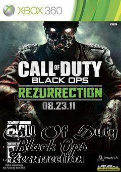 Box art for Call Of Duty - Black Ops - Rezurrection