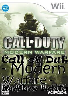 Box art for Call of Duty - Modern Warfare - Reflex Edition