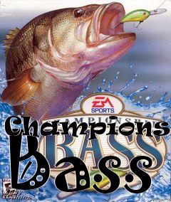 Box art for Championship Bass