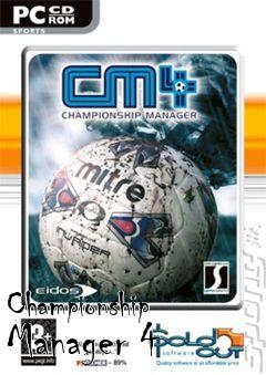 Box art for Championship Manager 4