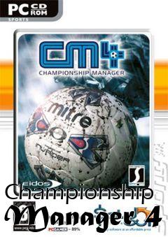 Box art for Championship Manager 4