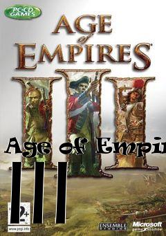 Box art for Age of Empires III