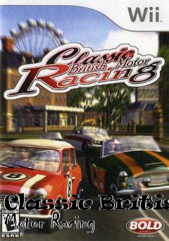 Box art for Classic British Motor Racing