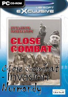 Box art for Close Combat - Invasion Normandy