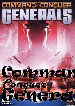 Box art for Command & Conquer - Generals