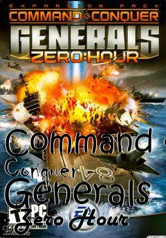 Box art for Command & Conquer - Generals - Zero Hour