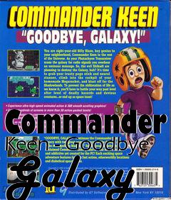 Box art for Commander Keen - Goodbye Galaxy