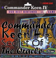Box art for Commander Keen 4 - Secret Of The Oracle