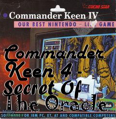 Box art for Commander Keen 4 - Secret Of The Oracle