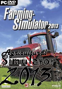 Box art for Agricultural Simulator 2013
