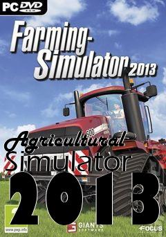 Box art for Agricultural Simulator 2013