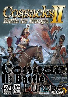 Box art for Cossacks II: Battle for Europe