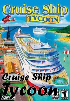 Box art for Cruise Ship Tycoon