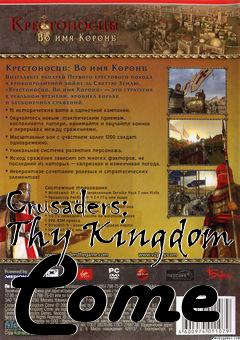 Box art for Crusaders: Thy Kingdom Come