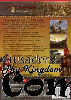 Box art for Crusaders: Thy Kingdom Come