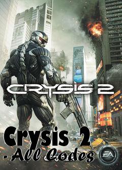 Box art for Crysis 2 - All Codes