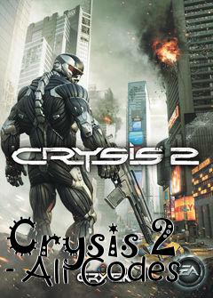 Box art for Crysis 2 - All Codes