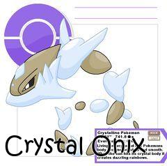 Box art for Crystal Onix