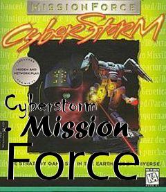 Box art for Cyberstorm - Mission Force