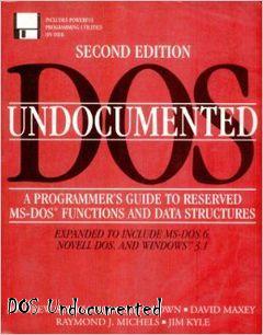 Box art for DOS Undocumented