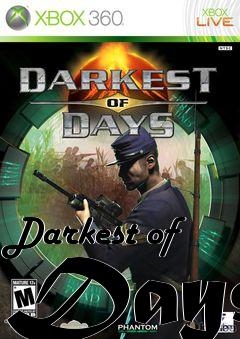 Box art for Darkest of Days