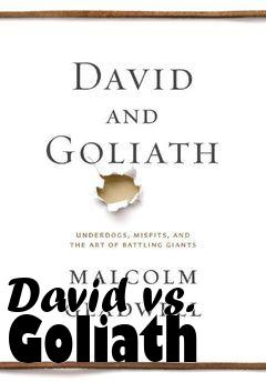 Box art for David vs. Goliath