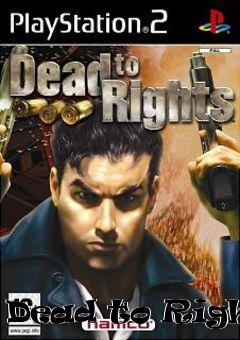 Box art for Dead to Rights