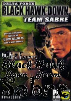 Box art for Delta Force: Black Hawk Down - Team Sabre