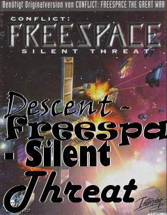 Box art for Descent - Freespace - Silent Threat