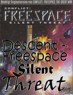 Box art for Descent - Freespace - Silent Threat