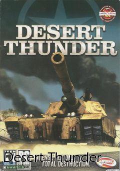 Box art for Desert Thunder