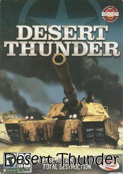 Box art for Desert Thunder