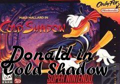Box art for Donald in Cold Shadow