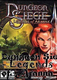 Box art for Dungeon Siege - Legends of Aranna