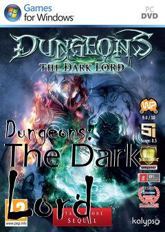 Box art for Dungeons: The Dark Lord