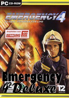 Box art for Emergency 4 Deluxe