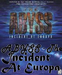 Box art for ABYSS - The Incident At Europa