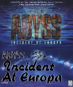 Box art for ABYSS - The Incident At Europa