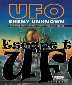 Box art for Escape the UFO