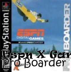 Box art for Espn X Games Pro Boarder