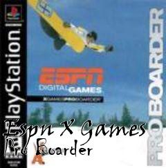 Box art for Espn X Games Pro Boarder