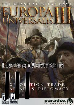 Box art for Europa Universalis III