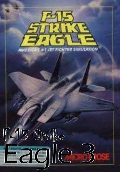 Box art for F-15 Strike Eagle 3