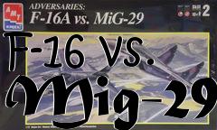 Box art for F-16 vs. Mig-29