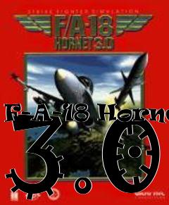 Box art for F-A-18 Hornet 3.0